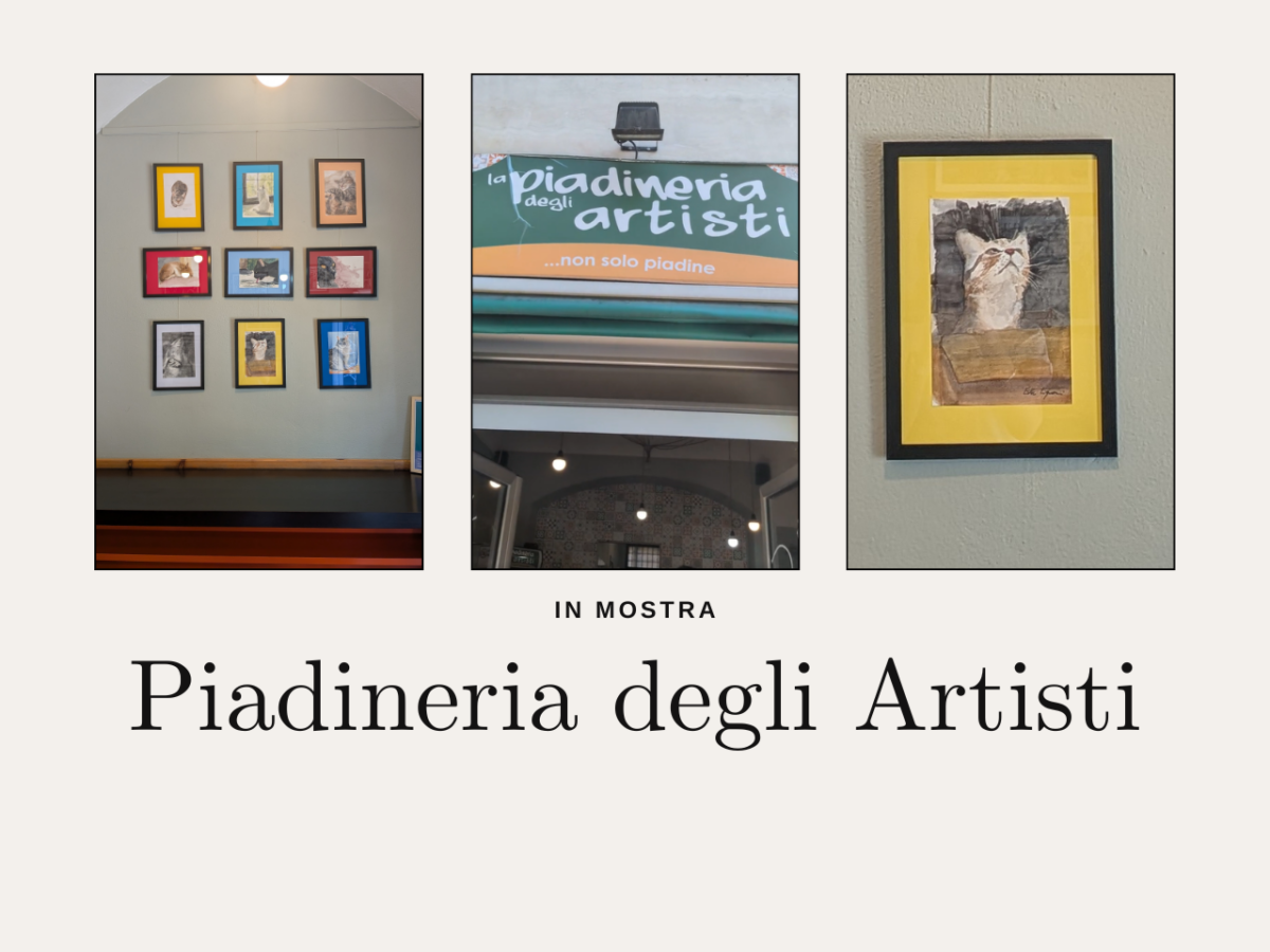Dieci acquerelli originali di gatti in varie pose, mostra Gatti Ritratti a Torino